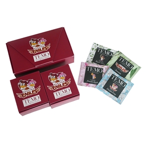 【 訳アリ 】TEA MOTIVATION PREMIUM 紅茶 ギフト ティーバッグ 4種アソート 22包入 アールグレイ ダージリン アッサム ももりんご 東北楽天ゴールデンイーグルス ライセンス商品 ※賞味期限：2025年7月末まで