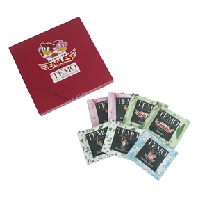 【 訳アリ 】TEA MOTIVATION PREMIUM 紅茶 ギフト ティーバッグ 4種アソート 7包入 アールグレイ ダージリン アッサム ももりんご 東北楽天ゴールデンイーグルス ライセンス商品 ※賞味期限：2025年7月末まで