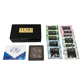 TEA MOTIVATION PREMIUM 紅茶 ギフト ティーバッグ クリスマスチョコレートセット 4種アソート11包入 アールグレイ ダージリン アッサム ピーチアップル ギフト包装 手提袋・メッセージカード付き