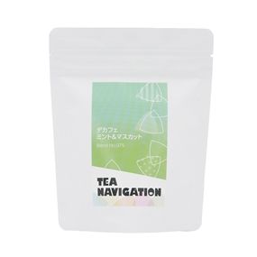 TEA NAVIGATION デカフェ 紅茶 ティーバッグ スタンドパック ７包入 ミント&マスカット 【ノンカフェイン・ギフト】