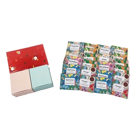 TEA NAVIGATION PREMIUM 紅茶 ティーバッグ クリスマスパッケージ 7種アソート22包入 アールグレイ×4 ダージリン×2 アッサム×2 ロイヤルブレンド×2 マンゴー×4 オレンジ×4 アプリコット×4 ギフト包装済 手提げ袋付き